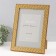 Photo frame Plastic "Grace" 21x30 cm, gold (plastic screen)