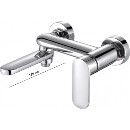 Bravat Opal bath mixer, with short surge
