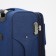 Middle suitcase 24 ", lightning department, code castle, 3 wheels, 2 external pockets, blue color