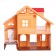 House-dacha for animals, with furniture and accessories