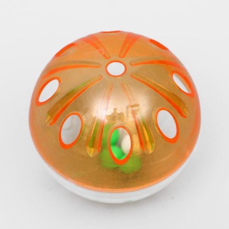 Ball for cats "Fun family" with plastic balls inside, 4.2 cm, mix of flowers-2
