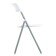 Folding chair on a metal frame, white