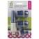 Set: Watering nozzle, connector, connector with aquastop, adapter, plastic