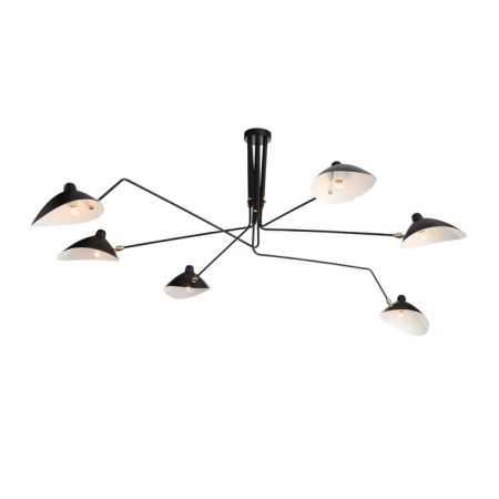 Ceiling Ceiling ST LUCE. SL305.402.06. SPRUZZO. 6x60 watts, E27, 180x180x54 cm, black color-14