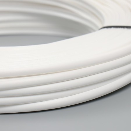 Artificial Roatan Smooth 7 mm 100 m semi -pipe (white)-2