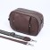 Cross-Bodi bag on zippers, external pocket, brown color