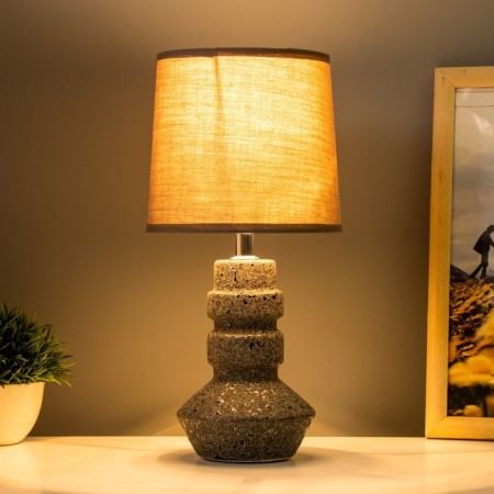 Table lamp "Strong" E14 40W gray 15x15x31 cm Risalux-1