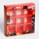New Year. Box for 9 New Year's sweets, 13.8 x 13.8 x 3.8, confectionery packaging