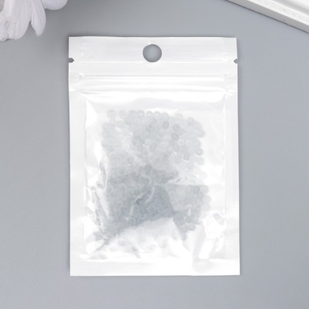 Glass 8/0 "Matte translucent. Gray" 10 g-2