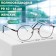 Finished glasses GA0634 (color: C1 metallic; diopter: -3.5; tint: no)