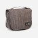 Velcro cosmetic bag, with hook, brown color