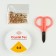 Set for creating jewelry, 24 colors, size 1 piece: 3 mm., Fishing line, scissors, accessories