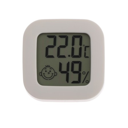 Electronic thermometer LTR-08, temperature sensor, humidity sensor, white-1