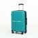 Middle suitcase 24 "on lightning, code lock, 4 wheels, turquoise color