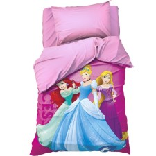 Bed linen 1.5 joint venture “Princesses” 143x215 cm, 150x214 cm, 50x70 cm -1 pcs., Poplin 125 g/m2