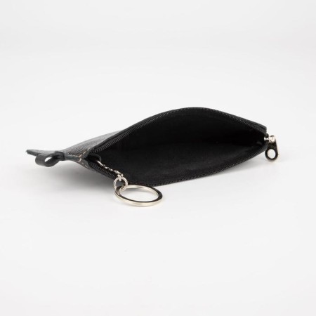 Key of zipper, length 16, 5 cm, ring, black color-1