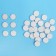 Velcro on a glue basis "Circle", set of 30 pcs., Size 1 pc. 2 × 2 cm, gray color
