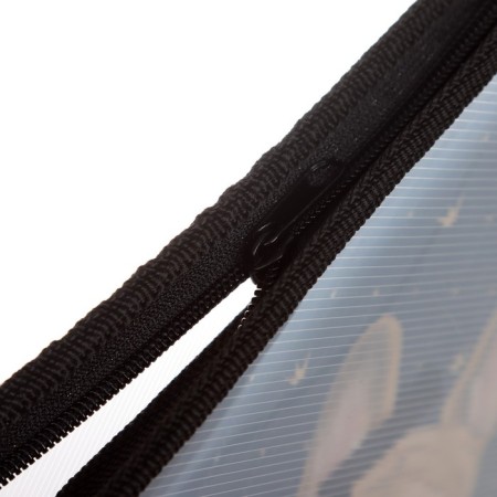Labor folder A4, 325 x 230 x 25 mm, lightning around, hinged bar, plastic, PTR-1, calligrata "bulldog"-3