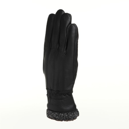 Male gloves, size XXL, with insulation, black color-1