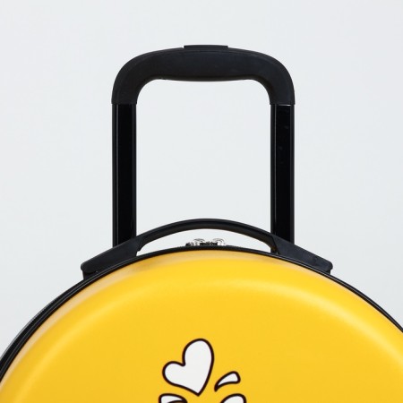 Small suitcase 18 "on lightning, yellow color-4