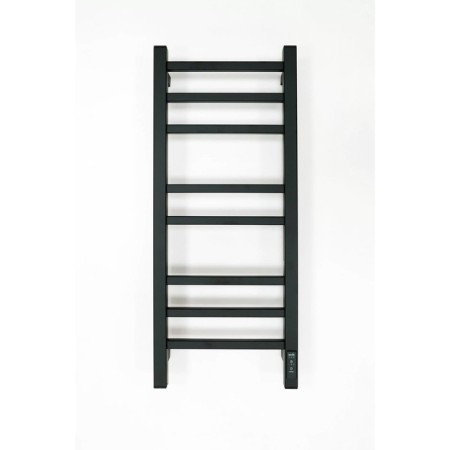 Electric towel Grois Alex, 300x800 mm, 8 crossbars, lower, black