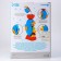 A set of bath toys "Mill. Sea hobby ", on a suction cup, a cup, crush me