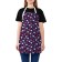 Apron kitchen with a photo print "Snowfall from hearts", adjustable, size OS