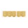 Castle Castle on the Box ZM01, 3.2x2.5 cm, Color gold, 4 pcs TMP