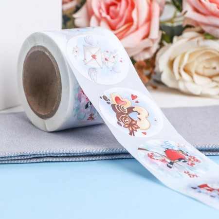 Stickers for flowers and gifts "Atmosphere", 4.4 x 4.4 cm, 252 pcs.-5