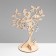 Story for jewelry "Forest Fairy" 25 × 12, thickness 3 mm, beige color