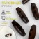 A set of wooden buttons "cylinder", 2 punctures, 10 × 30 mm, 10 pcs, a dark brown color