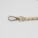 A chain with pearls for a bag, with carbines, 7 × 13 mm, d = 4 mm, 60 cm, gold color