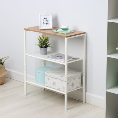 Toronto 23 rack, 67 × 30 × 81.5 cm, white color
