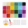 Set for creating jewelry, set 24 colors, 1 pc. - 2 mm, fishing line, scissors, accessories