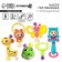 A set of rattles “Gather me”, 6 pcs, bright colors, crumb me