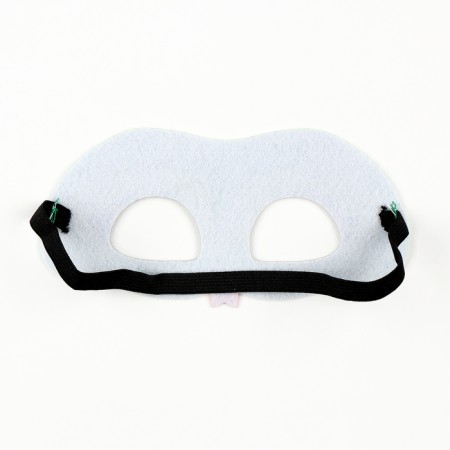 New Year! Carnival mask "sparkling snake" green with sparkles-5