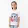 T -shirt Children's KAFTAN "Girl", p. 34 (122-128 cm), white
