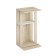 Baste table, 400 × 350 × 750 mm, chipboard, color deciser white / white diamond