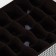 Organizer for storing linen Villy, 24 cells, 35 × 30 × 10 cm, white-brown color