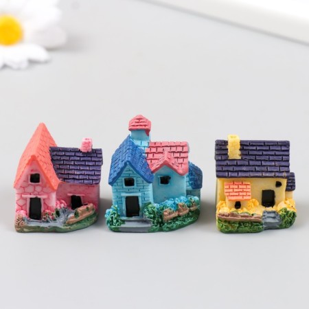Figure for Florarium Polystone "Country House" mix 3.2x2.5x3.5 cm