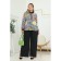 Female shirt, size 60, white, black color