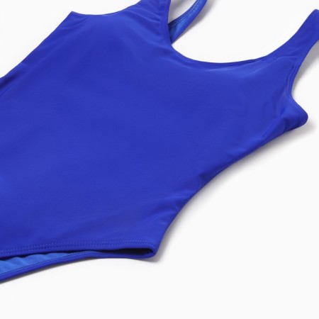 Swimsuit Women's Assigned plain minku, blue color, size 50-6