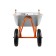 Construction car, two -wheeled: cargo/p 200 kg, volume of 110 liters