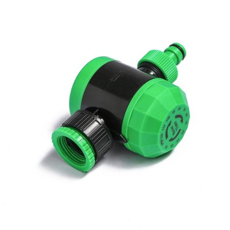 Watering timer, up to 2 hours, with a set of adapters for connection, plastic, Greengo-2