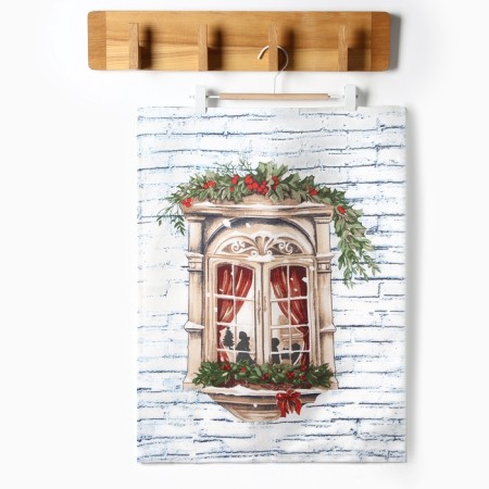 New Year. Towel New Year's Hall 12C35 1253-1 45x60cm, miter 160g/m HL100%-4
