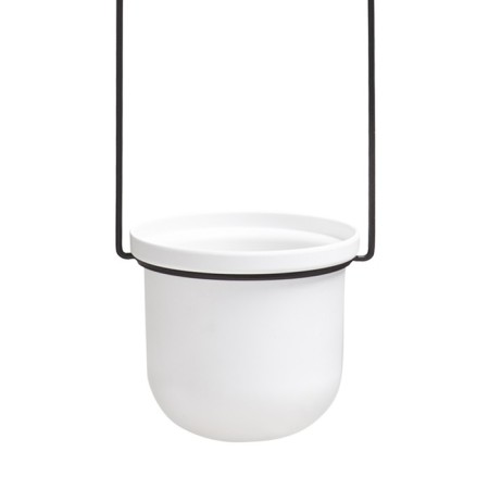 A set of suspended pots for plants TRIFLORA, White, 3 pcs.-7