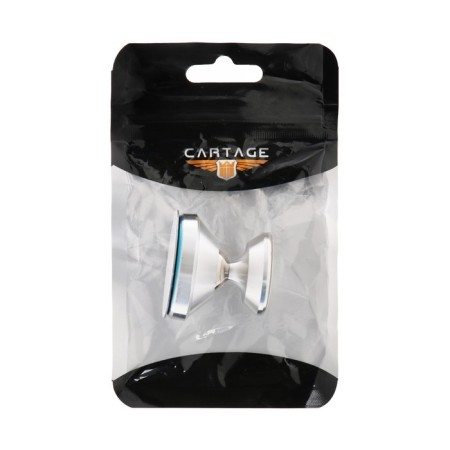 Cartage phone holder, magnetic, metal, chrome-3