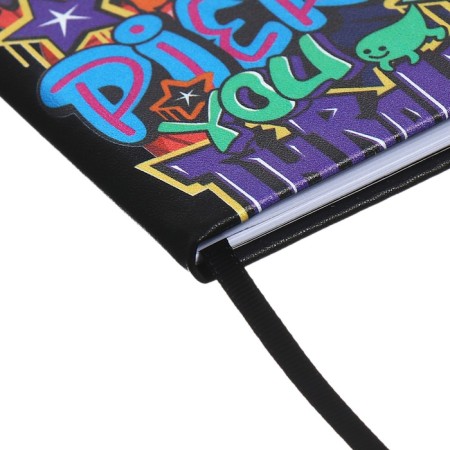 School diary for grades 1-11, Skeleton Street, solid cover, artificial leather, lies, universal cheat sheet, 48 sheets, block 80g/m2-3
