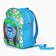 Backpack of a textile ditch with a pocket 30*25*9cm, Blue Tractor