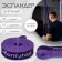 Espander multifunctional tape onlytop, 208x3.2x0.5 cm, 15-40 kg, purple color